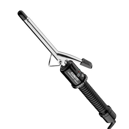 Conair Instant Heat ½ Inch Curling Iron, ½-Inch Barrel Hair Curler Produces Tight Curls, 25 Heat Settings, Dual Voltage, For Use on All Hair Lengths, Black