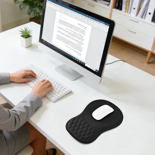 EooCoo Massage Ergonomic Mouse Pad with Dual-Slope Design Wrist Rest