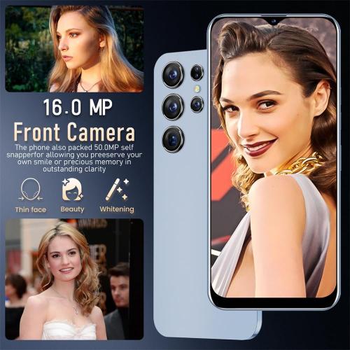 Color Pink Smartphone Unlocked Cell Phones S23 Ultra 6.82in HD Screen The Black Phone 3GB/32GB 6800mAh 128GB Extension Dual Sim Boost Mobile Phones Telefonos Glass Back Cover