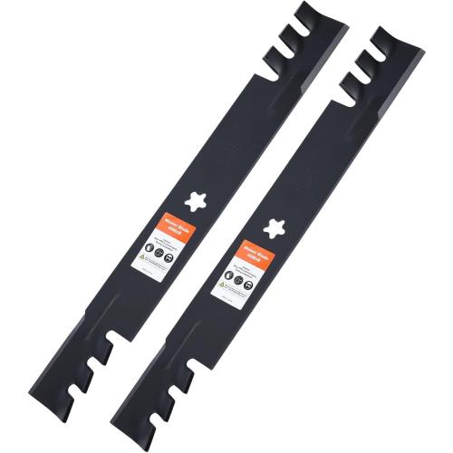 42 Inch Mower Mulching Blades for 134149 138971 Craftsman LT2000 LT1000 Poulan Pro Husqvarna 42 Deck Riding Lawn Mower Replace 532138971 532134149 138498 5-Point Star (2 Pack)