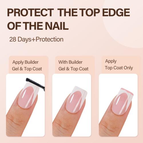 Vansiho Deep French Gel Nail Tips, 150Pcs Short Square Nail Tips, Pink Soft Gel French Tips Press on Nails, Fake Nails for Nail Art DIY 15 Sizes