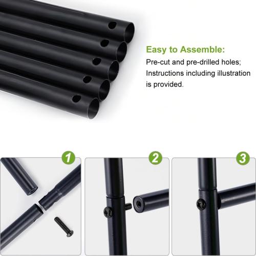 Metal Pergola Arbor,4.6 Feet Wide x7.9 Feet High Assemble Freely for Various Climbing Plant Wedding Garden Arch Bridal Party Decoration Wide Arbor