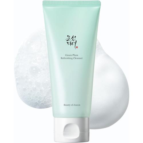 Beauty of Joseon Green Plum Refreshing Cleanser Gel Type Deep Pore Cleansing, Acne Face Wash, Blackhead Remover for All Skin Types, Korean Skincare 100ml, 3.38 fl.oz