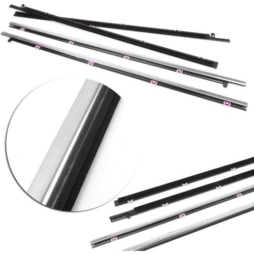 LIRU Automative Window Molding Trim Weatherstrip 4pcs Seal for HONDA Accord 2013 2014 2015 2016 2017