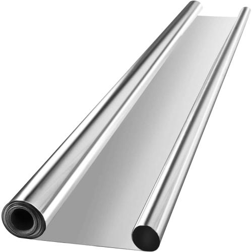 VIVOSUN Highly Reflective Mylar Film Roll 4FT x 25FT for Outdoor Grow Room Indoor Decoration Aluminum Paint Coated 2 Mil Silver