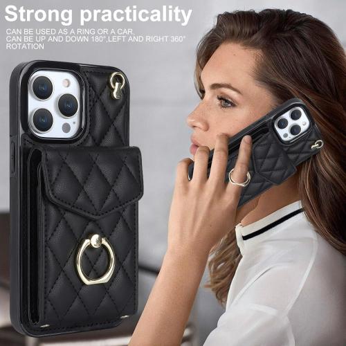 Wrist Strap Leather Phone Case for iPhone 11 12 13 14 15 Pro Max Wallet with Card Holder Shockproof Protective case,Wine Red,for iPhone 11