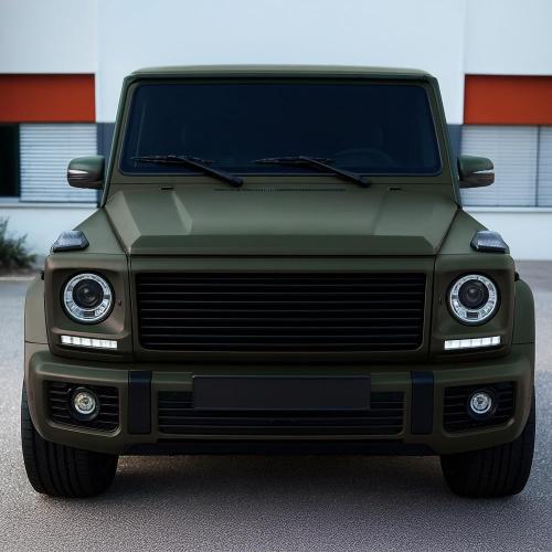 VViViD Matte Military Khaki Green Vinyl Wrap Roll with Air Release Technology 3ft x 5ft