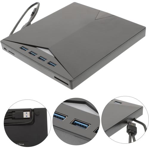 External DVD Drive USB Cd Burner for Laptop DVD Writer Plug and Play Ultra-Thin and Light Design