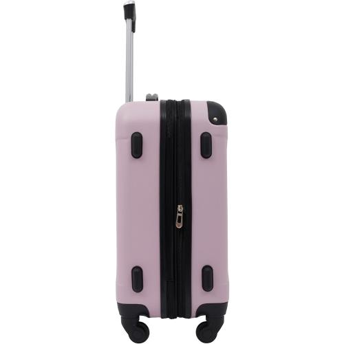 Travelers Club Chicago Hardside Expandable Spinner Luggage, Lilac, 20 Carry-On