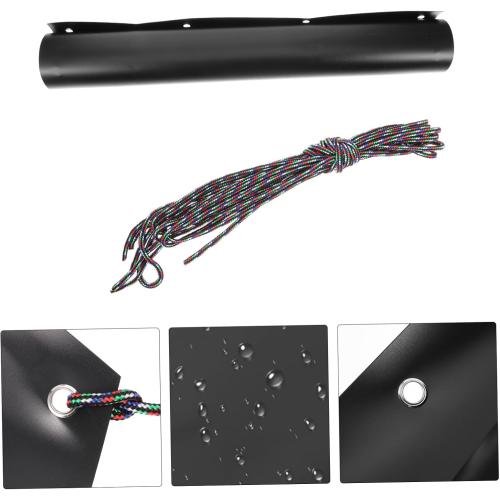 1 Set Utility Dragging Sled for Deer Hunting Heavy Duty Plastic Hauler for Outdoor Use Efficient Gear Transport Durable Design for Various Terrains