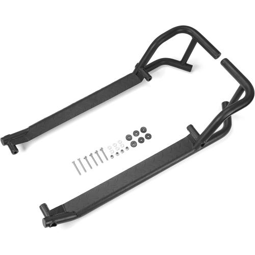 KEMIMOTO Nerf Bars Rock Sliders Compatible 2018-2025 with Ranger XP 1000, Heavy Duty Combined Side Bumper Protector Guard Black Tree Kickers Side Steps Nerf Bars Replacement