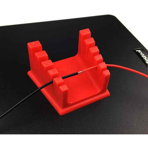 Welding Soldering Station Silicone Wire Clamp Bracket Workbench Soldering Station Clamp Thick And Thin Line Card Retaining Clip