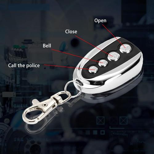 5-Pack 433MHz Garage Door Remote Control - Auto Sliding/Gate Opener & Closer, Electric Cloning Replacement for Rolling Driveway Gates - Compatible with Most Fixed Code Openers