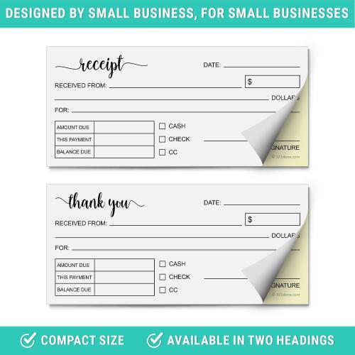 321Done Receipt Book