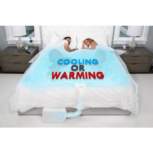 BedJet 3 Climate Comfort for Beds, Cooling Fan   Heating Air (Single Temp. Zone Any Size Bed or Mattress)