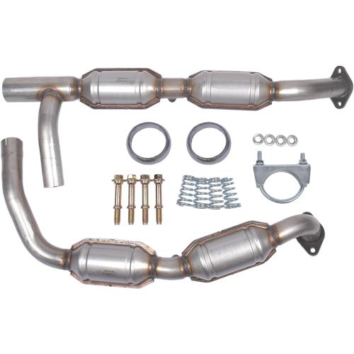 Y Pipe Catalytic Converter 50493 Replacement for Ford E-150 E-250 E-350 Super Duty 5.4L 2005-2008 AKWH