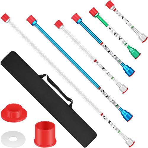6-Piece Set of Extension Poles, Airless Paint Sprayer Gun Tip Extension Pole,for Airless Paint Gun Wand, Black Carrying Pouch Included for Easy Storage (8in 12in 16in 20in 30in 40in)‼️missing pieces‼️