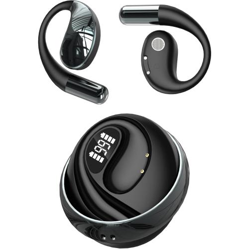 AI Language Translator Earbuds, OWS 3 in 1 Translation Earbuds Real Time 150 Languages & Accents&10 Offline Packs,Two Way Translation Device for Travel Business Meetings Learning, Black