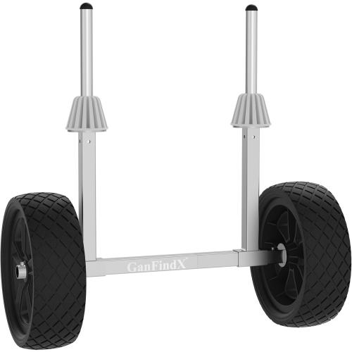 GanFindX Detachable Height-Enhancing Kayak Cart| Puncture-Resistant Tires | 250 Lb Weight Rating