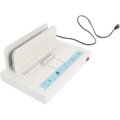 Yaegoo 110V Thermal Binding Machine 1-50MM Binding Thickness Universal Thermal Binding Machine Infrared Light Detecting Hot Melt Machine Contract Document Invoice Folder