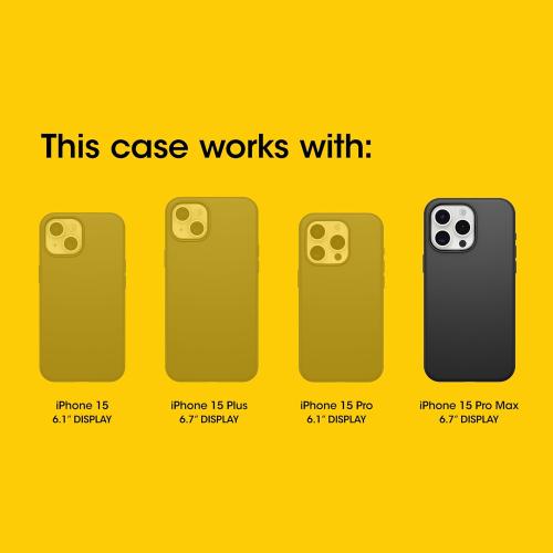 OtterBox iPhone 15 Pro MAX (Only) Commuter Series Case - GET Your Greens (Green), Slim & Tough, Pocket-Friendly, with Port Protection
