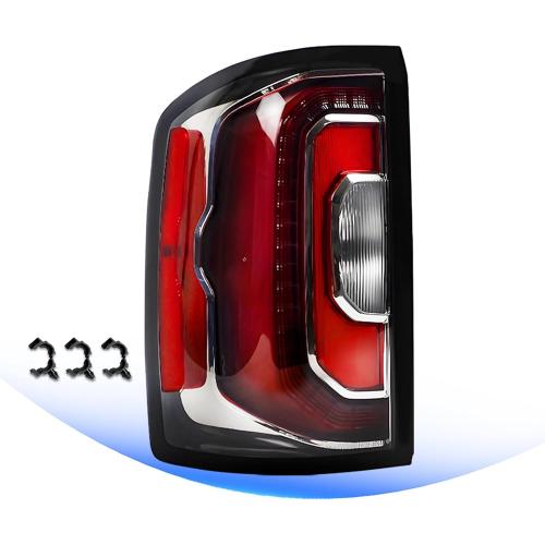 Led Tail Light Compatible with 2016 2017 2018 GMC Sierra 1500 Denali SLT Taillight Rear Brake Signal Lamp Assembly Replace OEM #84365930 84233587 (Left Driver Side)