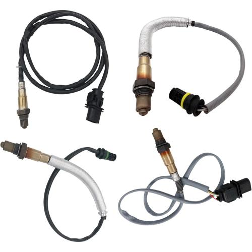 Up Downstream Oxygen Sensor 4Pcs Fits for BMW E82 E90 E91 E92 E93 E83 128i 328i 328xi X3 X5 2008 2009 2010 2011 2012 2013 3.0L OE 11787558055 11787545075 11787545074 11787540166 11787540167