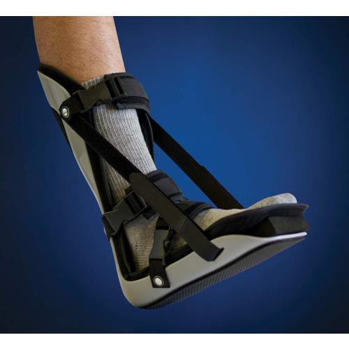United Ortho USA12033 Plantar Fasciitis Adjustable Leg Support Brace Fits Right or Left Foot for Soreness Relief, Foot Pain and Stretching, Small, Black