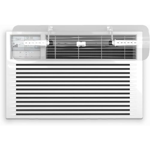 WITFORMS Window AC Air Deflector - 24 Length for TOP VENT Window Units ONLY - Transparent Design - Measure Before Purchase