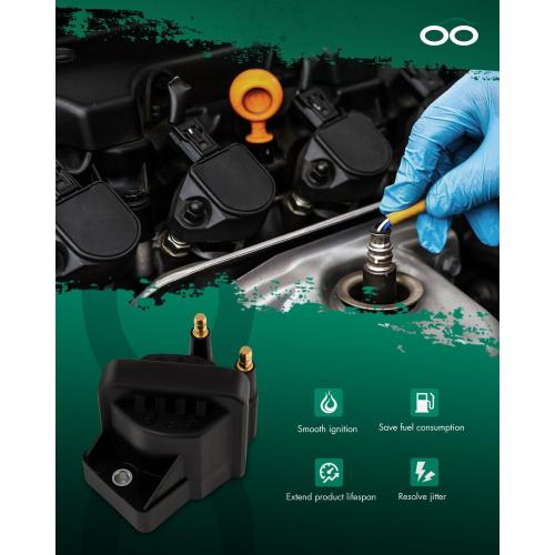 SCITOO Ignition Coil Coils Pack fits for Pontiac Montana 3.4L 1999-2005 for Grand Prix 3.8L 1997-2008 for Oldsmobile Alero 3.4L 1999-2004 for Buick for Allure 3.8L 2005-2009 DR39 D545 D555 1 PCS