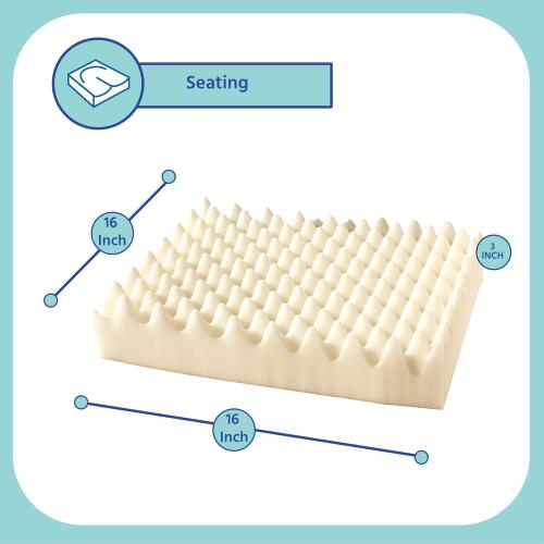 Span-America Eggcrate Seat Cushion 2 pack