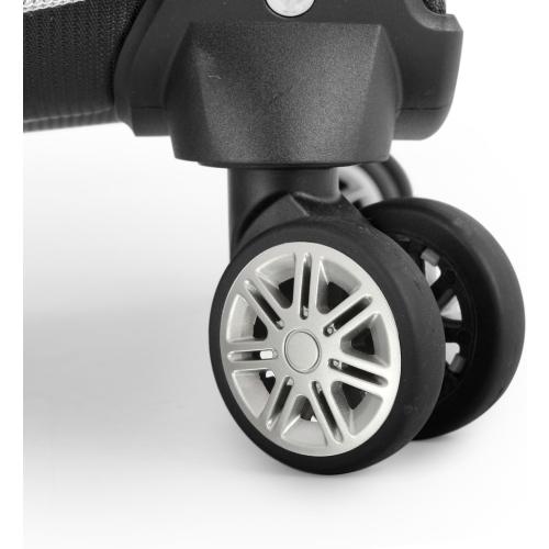 Color Black Traveler's Choice Lares Softside Expandable Luggage with Spinner Wheels, Black, 3 Piece Luggage Set