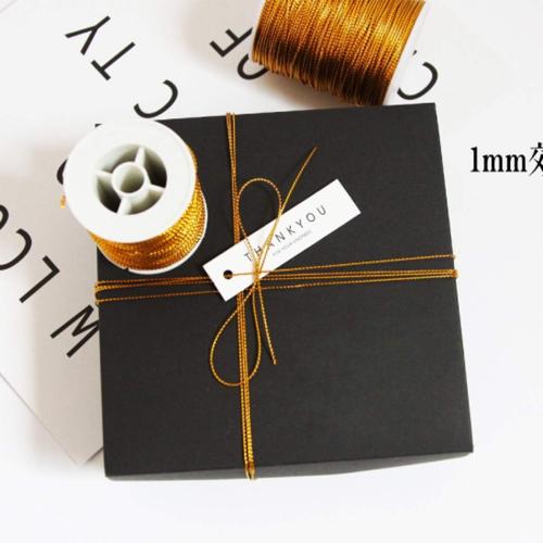2 Spools 656 Feet Metallic Thread Gold Jewelry Thread Silver Craft String Tinsel String Craft Making Cord