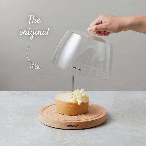 Boska Cheese Curler Amigo Stainless Steel - Best for Tête de Moine or Girolle - Multifunctional Rust-Proof Shredder - Manual Handheld Flaker - 10 Year Warranty