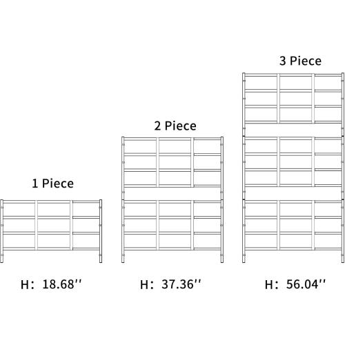 Fixed Window Safety Guard 19”x 54” Adjustable Width Prevents Accidental Falls, Non-Egress, Tamper Resistant Screws Included, White, Single Pack