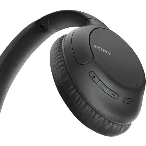 Sony Noise Canceling Headphones WHCH710N: Wireless Bluetooth Over The Ear Headset with Mic for Phone-Call and Alexa Voice Control, Black