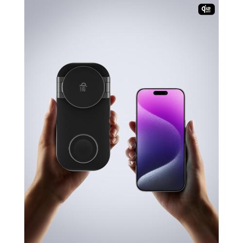 3-in-1 Charging Station for Apple Device, Qi2 25W Magnetic Wireless Foldable Fast Charger Stand Compatible with MagSafe for iPhone Air/17/16/15/14/13/12 Series, Apple Watch & AirPods