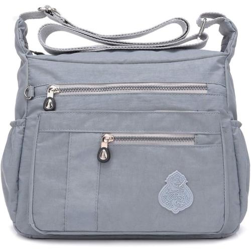MINTEGRA Crossbody Bag for Women Nylon Waterproof Shoulder Purse Messenger Bag Lightweight Pocketbooks