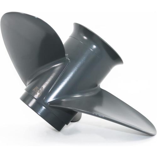 CAPTAIN Outboard Propeller fit Honda/Yamaha 8HP 9.9HP 15HP 20HP, 8 Spline Tooth Boat Propellers, RH, 3 Blades / 4 Blades OEM Prop