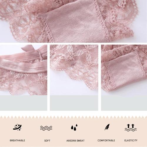 Size L...Women Lace Bow Thongs,T Back Low Waist Panties Sexy V-Shape Design Floral Lace, Breathable Panties Undies for Women 3-Pack