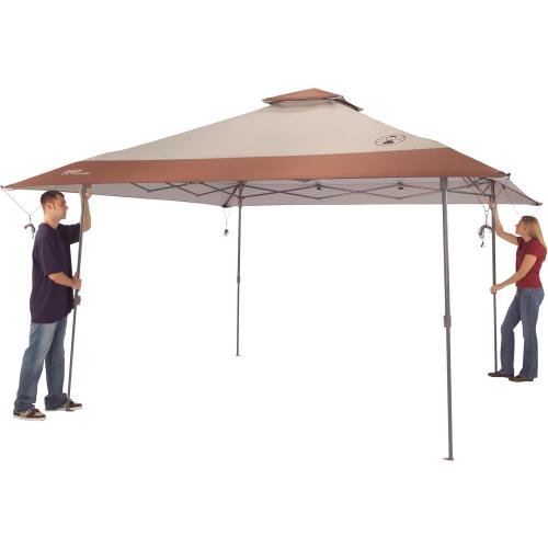 Coleman 13x13ft Instant Canopy Sun Shelter, Portable Shade Tent Sets Up in 3 Minutes, Vented Roof for Airflow & UPF 50  Sun Protection, Great for Beach, Park, Tailgating, Camping, Backyard & More
