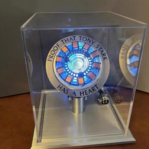 YounggDiy DIY Arc Reactor Model Toys, 1/1 Scale MK2 Arc Reactor Tech Desk Ornament Gift for Teen Adult (KIT Version/MK2 High-end Version)