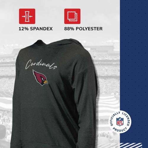 Size Large Color blue Royal CERTO NFL Women's Session Pullover Hoodie - Lightweight & Cozy - Polyester & Spandex - Designed to Keep You Comfortable
