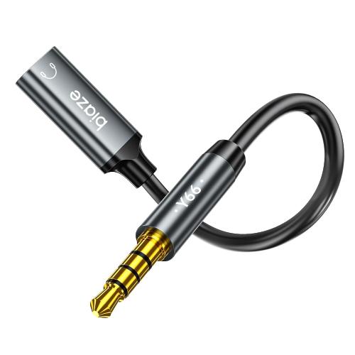 USB C Female to 3.5mm Male Audio Cable Cord Analog Cable