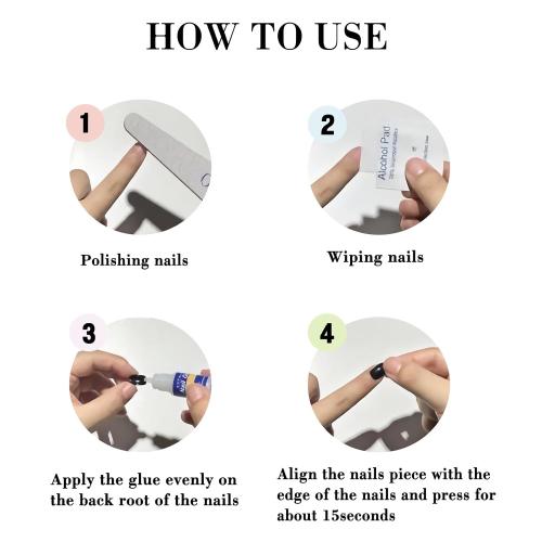 IMRAIN Press on Nails Brown French Tips Fake Nails Long Stiletto False Nails Glossy Full Cover Acrylic Gel Artificial Stick on Nails for Women 24Pcs