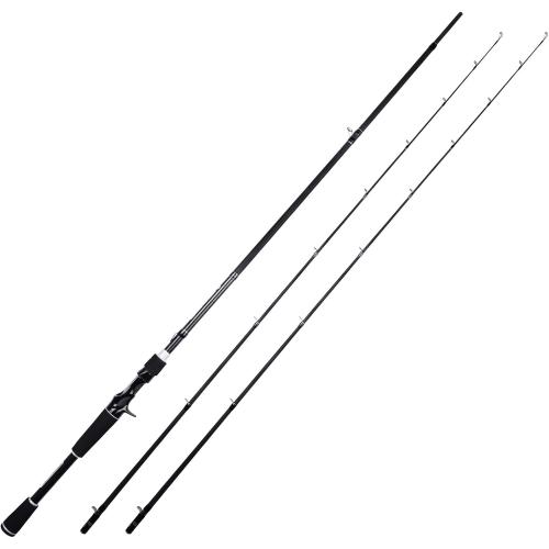 Color Black KastKing Perigee II Spinning & Casting Fishing Rods, Fuji O-Ring Line Guides, 24 Ton Carbon Fiber Casting and Spinning Rods - Two Pieces,Twin-Tip Rods and One Piece Rods