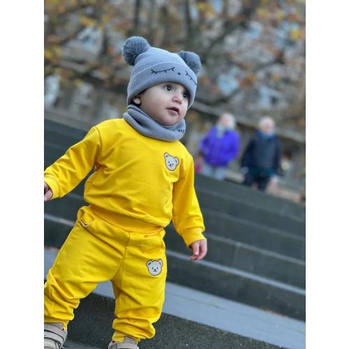Toddler Size 73 Baby Boy Clothes Infant Long Sleeve Bear Print Tops   Pants Sweatsuit Outfits