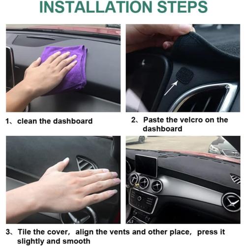 HanLanKa Dashboard Cover Dash Mat Compatible with 2007-2014 Chevy Chevrolet Tahoe Suburban,2007-13 Chevy Avalanche Silverado 1500 2500 3500 LTZ/GMC Sierra SLT Denali,2007-14 GMC Yukon XL (Brown)