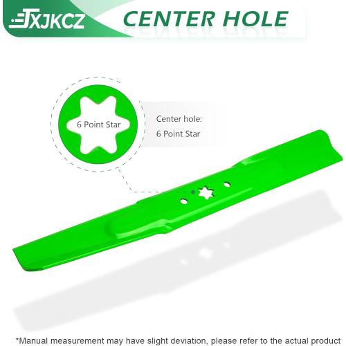 (2Pack) 742-04308 lawn mower Bla des Set for 42 Inch Cutting Deck, Cub Ca det XT1-LT42 XT2-LX42 Tro y B ilt Bronco 42 Craftsman T1000 LT1500 Replaces OEM 742-04312, 942-04308a, 942-04312 / High-Lift