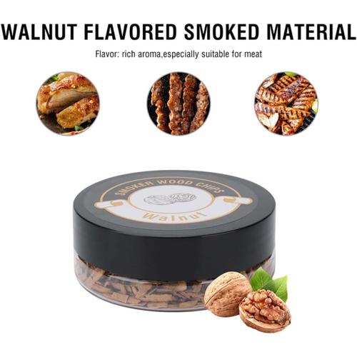 Wood Chips 4 Pack for Smoking Gun, Hand-held Smoke Gun Smoker Infuser, Sawdust for Smoked Drinks, Food, Cocktails, Cheese, Desserts (Apple, Cherry, Hickory, Oak)